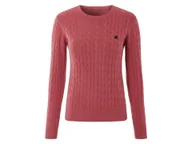 Swetry damskie - esmara® Sweter damski z dzianiny (XS (32-34), Różowy) - miniaturka - grafika 1