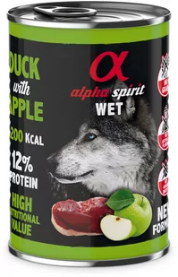 Alpha Spirit KACZKA Z KIWI 400G - Mokra karma dla psów - miniaturka - grafika 2