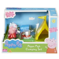 Figurki dla dzieci - Tm Toys Peppa Zestaw Kemping + Figurki PEP06389 - miniaturka - grafika 1