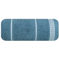 Ręczniki - Eurofirany Euro Firany Ręcznik Kąpielowy Mira 10 500 g/m2 Ciemny Niebieski 30x50 1071262 - miniaturka - grafika 1