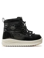 Buty dla dziewczynek - Leaf Śniegowce Nickby LNICK201Q Czarny - miniaturka - grafika 1