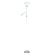 Lampy stojące - Lampa podłogowa E27 E14 srebrna - miniaturka - grafika 1