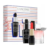 Zestawy kosmetyków damskich - Lancome La Vie Est Belle Edp 4ml + L`Absolu Rouge Ruby Cream 01 Bad Blood Ruby 1,3g + Serum Advanced Genifique 10ml - miniaturka - grafika 1