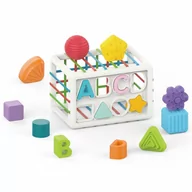 Sortery dla dzieci - Elastyczna Kostka Sensoryczna Sorter Dla Dzieci Kolorowe Kształty Alfabet 15 Elementów Lumarko! - miniaturka - grafika 1