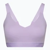 Bielizna sportowa damska - Biustonosz treningowy Nike Indy Medium Support lilac bloom/lilac bloom - miniaturka - grafika 1