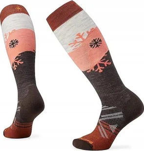 Smartwool W'S Ski Full Cushion Snowpocalypse Pattern OTC Socks, 207, M - Skarpety termoaktywne - miniaturka - grafika 1
