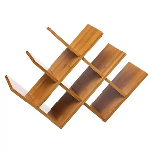 producent niezdefiniowany Stojak na wino bambusowy 8 butelek 5five Simple Smart - Stojaki na wino - miniaturka - grafika 1