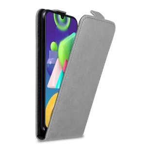 Pokrowiec Do Samsung Galaxy M21 / M30s w Etui SZARY TYTANOWY Flip Case Cover Obudowa Ochronny Cadorabo - Etui i futerały do telefonów - miniaturka - grafika 1