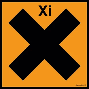 LA009 SUBSTANCJA DRAŻNIĄCA, PN - PŁYTA PCV 1MM; (100X100MM) - Systemy ekspozycyjne i znaki informacyjne - miniaturka - grafika 1