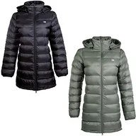 Kurtki damskie - HKM 10071 Victoria, kurtka pikowana, damska kurtka damska pikowana z podszewką, XS-XXL ciemnozielony ciemnozielony L - miniaturka - grafika 1