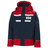 Kurtki i kamizelki sportowe damskie - Kurtka wodoodporna dla dzieci Helly Hansen Salt port 2.0 - miniaturka - grafika 1