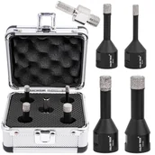 Otwornice - Zestaw otwornic diamentowych 6 - 12 mm - zestaw 4 el GEKO - miniaturka - grafika 1