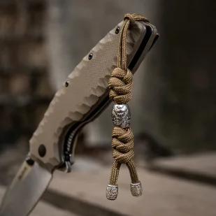 Przywieszka do noża M-Tac Zeus Stainless Steel Coyote  paracord (10296105) - Akcesoria do noży - miniaturka - grafika 2