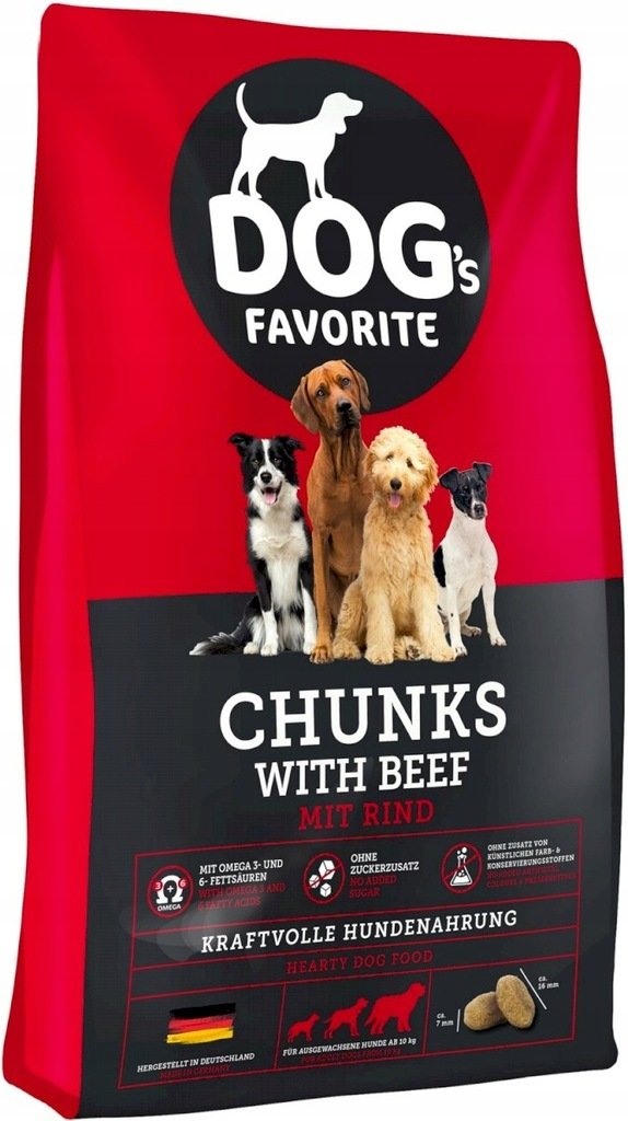 Happy Dog Dog favorit wołowina 15kg