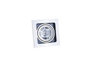 Lampy sufitowe - Azzardo Lampa wpuszczana SISTO 1 white/black AZ 1446 | GM2109-WH) - miniaturka - grafika 1