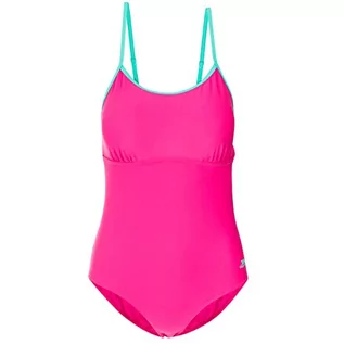 Stroje kąpielowe - Trespass Trespass damski loty strój kąpielowy/strój kąpielowy ze zdejmowanymi podkładkami dla kobiet/dorosłych na basen/plażę/wakacje/nurkowanie/pływanie Pink Lady Print Print XL FACLSMN10004_PL1XL - grafika 1