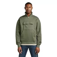 Bluzy męskie - G-STAR RAW Męska bluza z podwójną kieszenią, luźna bluza, Zielony (Lt Hunter D22013-c988-8165), S - miniaturka - grafika 1