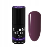 Lakiery hybrydowe - Lakier hybrydowy Glam Nails 169 Blueberry 6ml - miniaturka - grafika 1