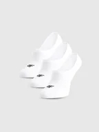 Skarpetki damskie - 4F Skarpetki casual stopki (3-pack) damskie - białe 35-38 - miniaturka - grafika 1