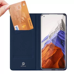 Dux Ducis Skin Pro kabura etui pokrowiec z klapką Xiaomi Mi 11 Pro niebieski - Etui i futerały do telefonów - miniaturka - grafika 2