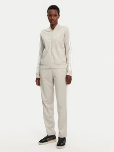 adidas Dres Essentials 3-Stripes JD2686 Beżowy Regular Fit - Dresy damskie - miniaturka - grafika 1