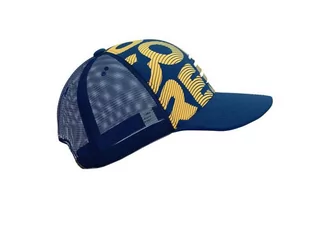 COMPRESSPORT Czapka lifestyle TRUCKER CAP estate blue/ citrus - Czapki i chusty sportowe męskie - miniaturka - grafika 2