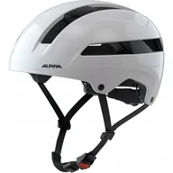 Kaski rowerowe - Kask rowerowy Alpina Urban Soho White Gloss S 51-56cm - miniaturka - grafika 1