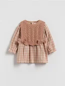 Spodenki dla niemowląt - Reserved - Sukienka z kamizelką - brązowy - miniaturka - grafika 1