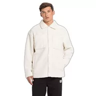 Kurtki męskie - FILA Męska kurtka Berance Sherpa Jacket, Egret, S - miniaturka - grafika 1