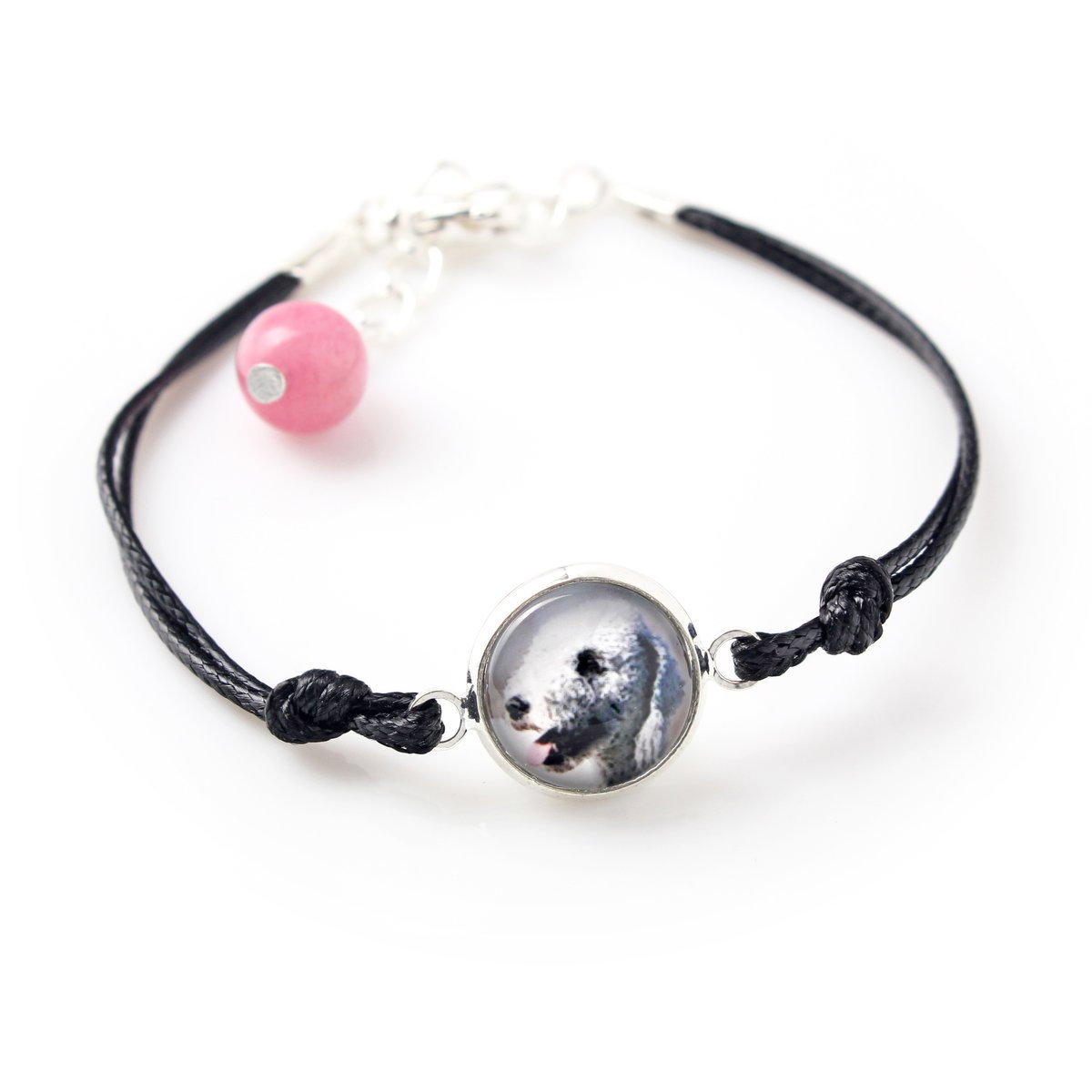 Bedlington Terrier, Rothbury Terrier - bransoletka z twoim zdjęciem handmade, wyjątkowa biżuteria marki Art-Dog
