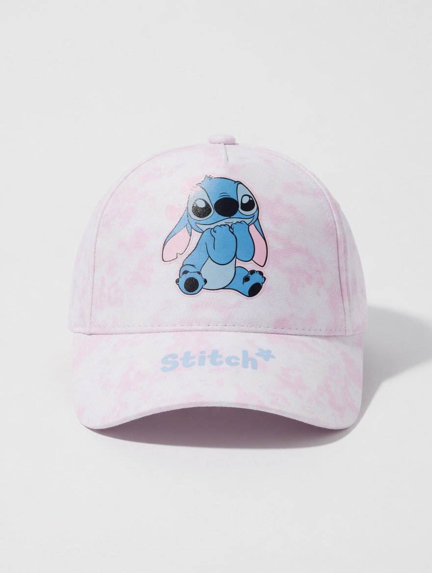 Czapka z daszkiem dziewczęca STITCH 9889 fiolet R. 52
