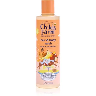 Childs Farm Hair & Body Wash emulsja do mycia ciała i włosów dla dzieci Peach & Apricot 250 ml - Kremy dla dzieci - miniaturka - grafika 1