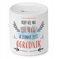 Skarbonki - Skarbonka Dla Ogrodnika na Urodziny na Prezent z Nadrukiem ze Zdjęciem - miniaturka - grafika 1