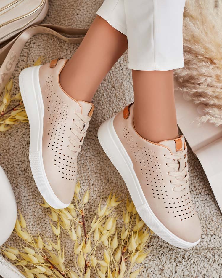 Royalfashion Damskie ażurowe buty sportowe Deromias-38