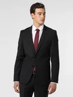 Garnitury - HUGO Męska marynarka od garnituru modułowego Mężczyźni Super Slim Fit czarny jednolity, 46 - miniaturka - grafika 1