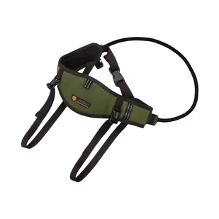 Pas do biegania z psem JoQu® Belt Plus olive green S/M (70-95cm) - Nerki - miniaturka - grafika 1