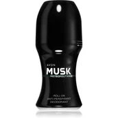 Dezodoranty i antyperspiranty męskie - Avon Musk+ Metropolitano dezodorant-antyperspirant w kulce dla mężczyzn 50 ml - miniaturka - grafika 1
