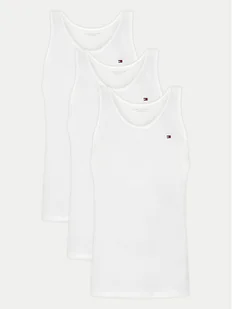 Tommy Hilfiger Komplet 3 tank topów UM0UM03387 Biały Regular Fit - Koszulki męskie - miniaturka - grafika 1