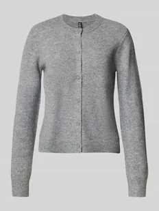 Kurtka z dzianiny o kroju regular fit z dodatkiem wełny model ‘MALOU’ - Swetry damskie - miniaturka - grafika 1
