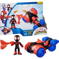 Figurki dla dzieci - Figurka HASBRO Marvel Spidey i super-kumple Miles Morales pojazd G24605X0 - miniaturka - grafika 1