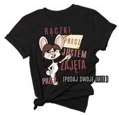 Koszulki i topy damskie - koszulka dla dziewczyny na walentynki jestem już zajęta przez - miniaturka - grafika 1