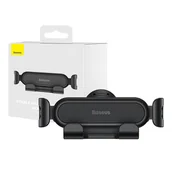 Uchwyty samochodowe do telefonów - Uchwyt samochodowy grawitacyjny Baseus Lite do kratki (czarny) - miniaturka - grafika 1