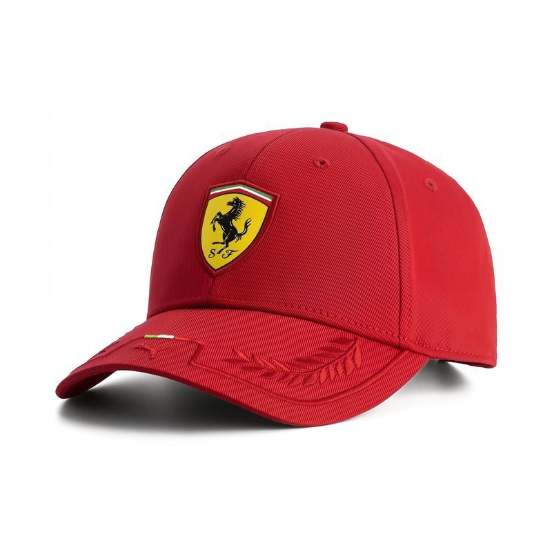 Czapka Scuderia Ferrari F1 Puma Italia/ Italian Cap 2025 Czerwona