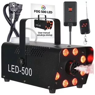 LIGHT4ME FOG 500 LED wytwornica dymu mgły na pilota - Inne akcesoria muzyczne - miniaturka - grafika 1
