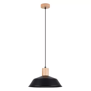 Lampa wisząca FANO czarna SOLLUX LIGHTING - Lampy sufitowe - miniaturka - grafika 1