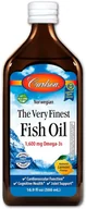 Suplementy naturalne - Carlson Labs - Olej Rybny, Pomarańcza, Płyn, 500 ml - miniaturka - grafika 1
