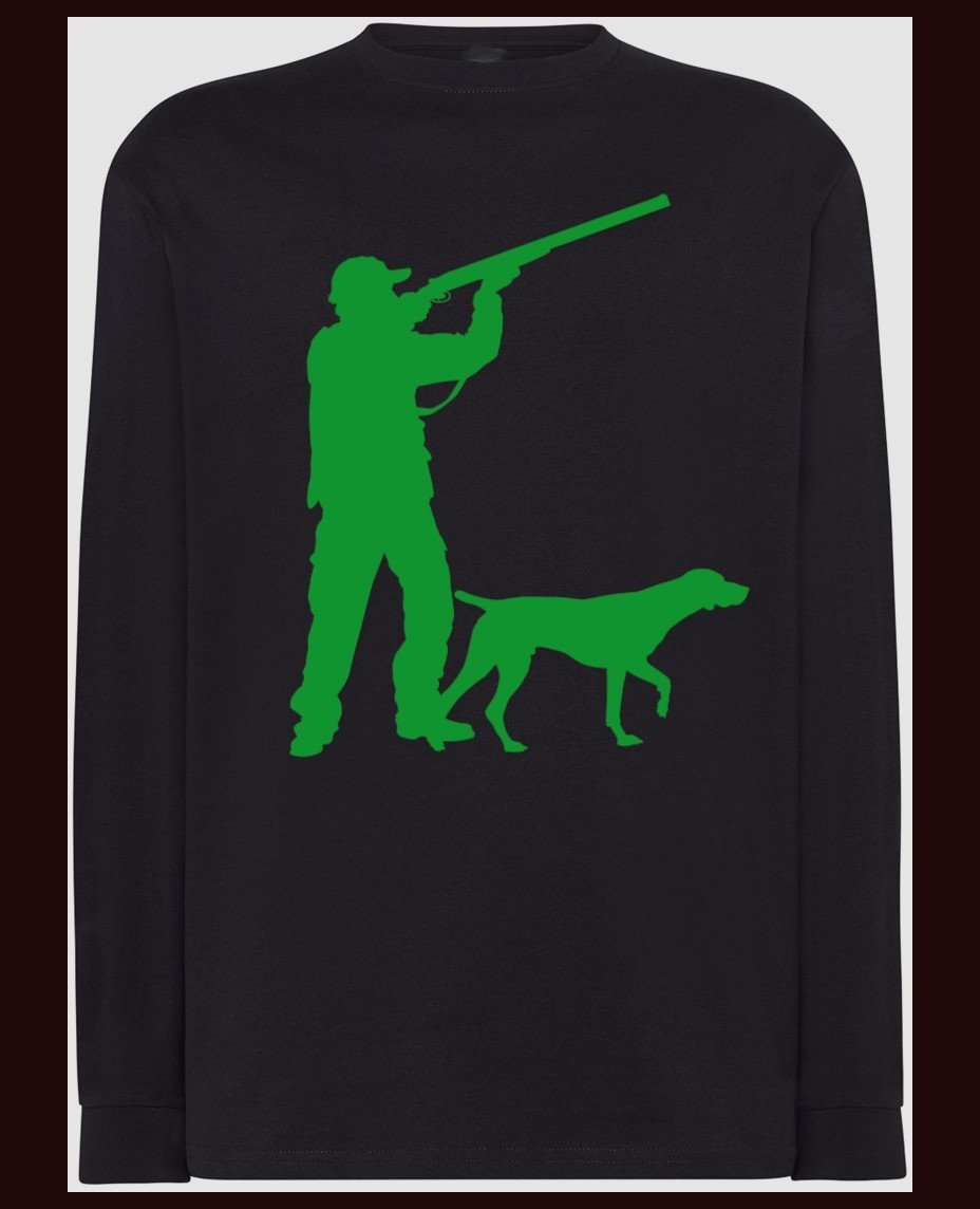 Longsleeve męski Myśliwy PiesNadruk Rozm.L