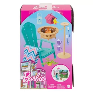 Meble i akcesoria Barbie Ognisko - Domki dla lalek - miniaturka - grafika 1