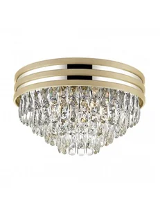 Zuma Line Lampa sufitowa C0525-05A-P7D7 czarny,złoty kryształ,metal - Lampy sufitowe - miniaturka - grafika 1