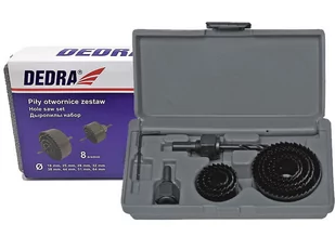 Dedra Zestaw otwornic puszkowych do drewna 8 szt. 19-64 mm 0791 - Otwornice - miniaturka - grafika 3